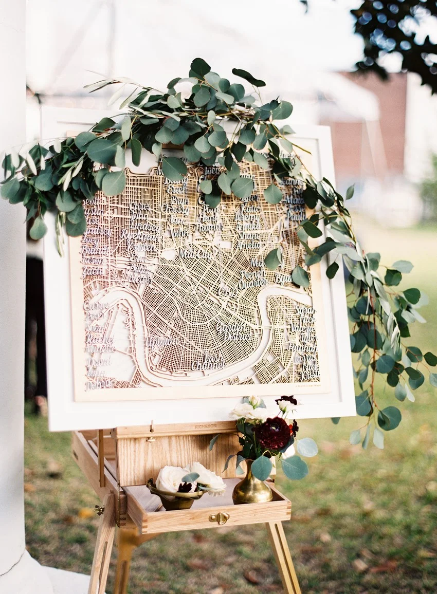 Lasercut Wedding Seating Chart // Photography ~ Marissa Lambert Photography