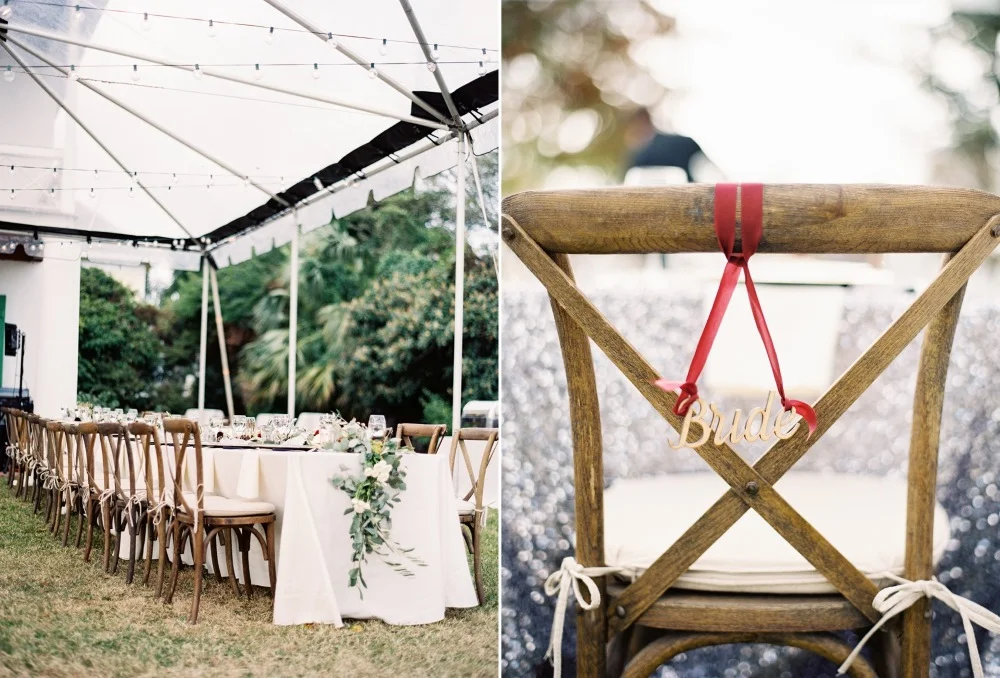 Wedding Chair Decor // Photography ~ Marissa Lambert Photography