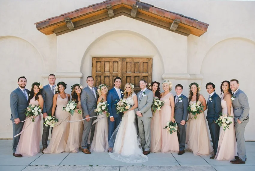Wedding Party Portrait // Photography by Onelove Photography http://www.onelove-photo.com