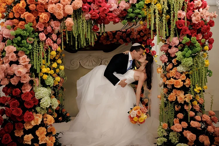 Olivia and Amir’s Colorful Jewish Wedding at Four Seasons Firenze