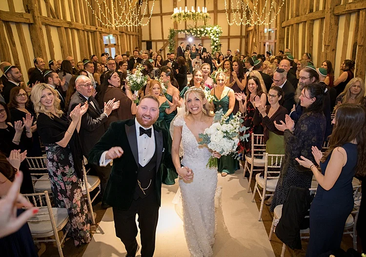 A Chanukah Wedding at Micklefield Hall Filled With Greenery, Family Traditions and Late-Night Doughnuts