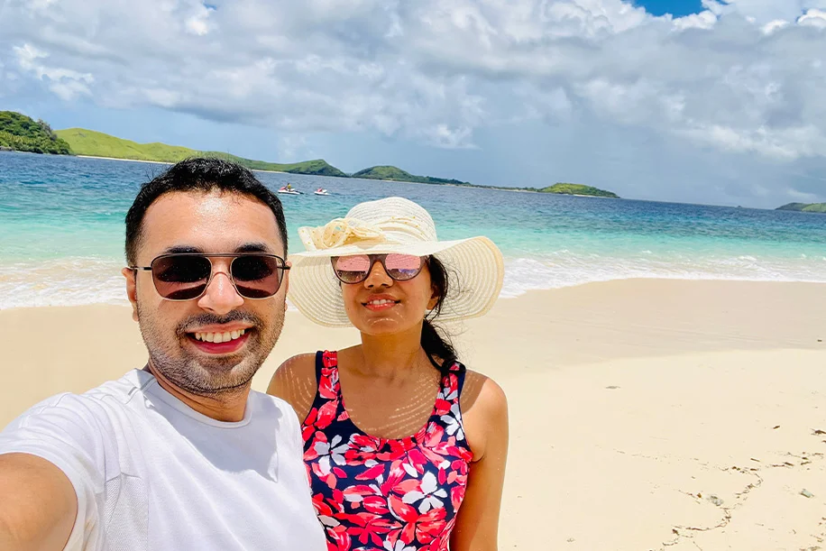 Heena and Yash, Fiji