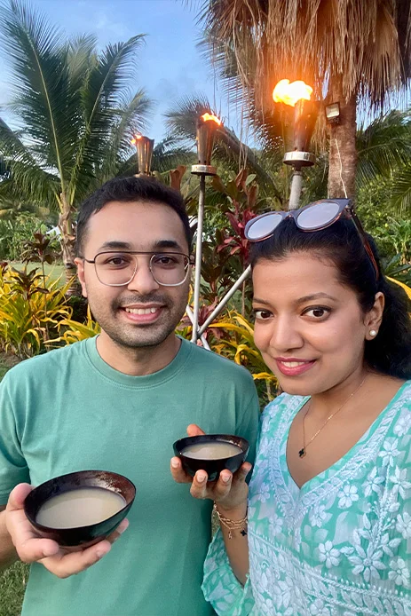 Heena and Yash, Fiji
