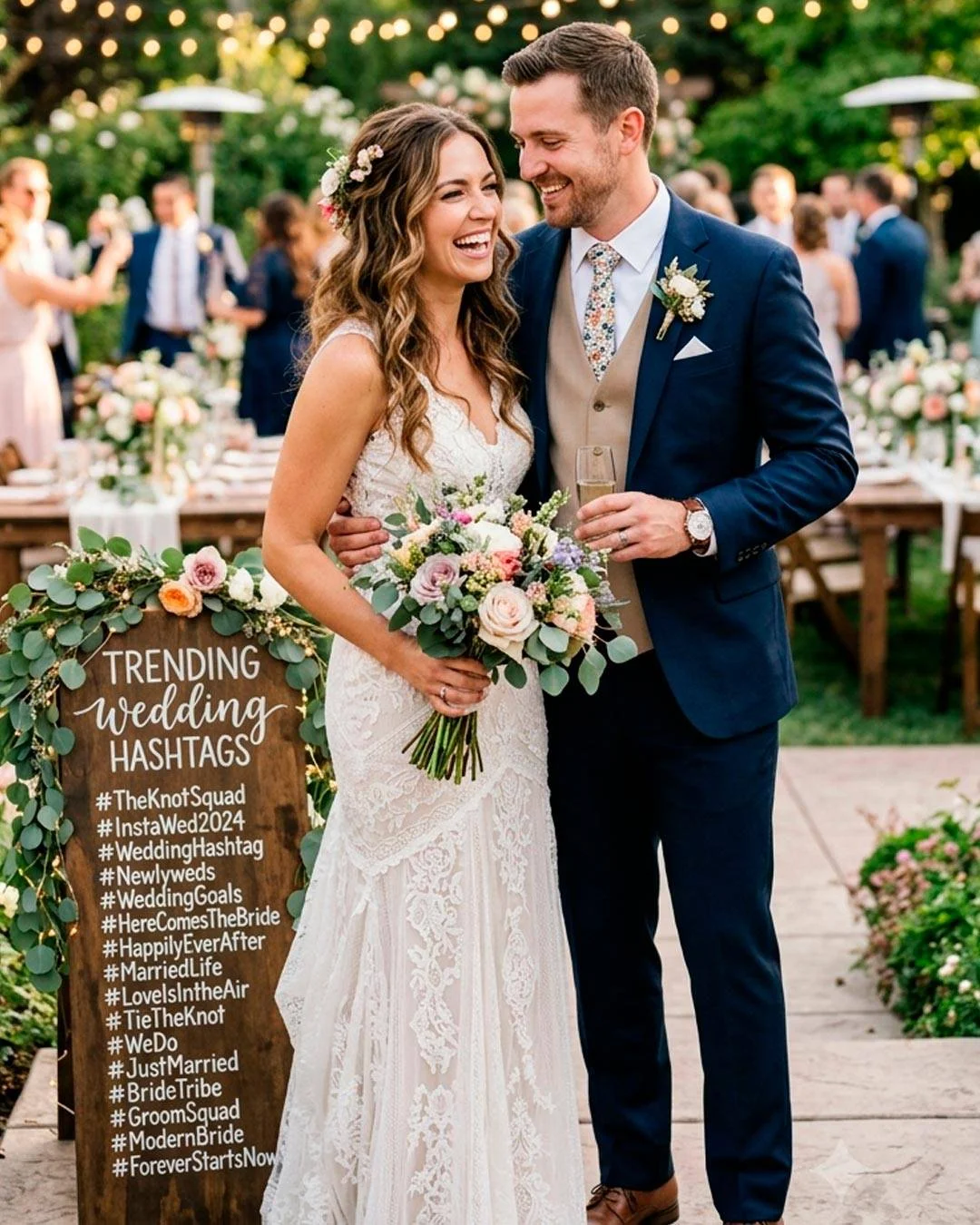 Wedding Hashtag Ideas and Practical Tips for Couples