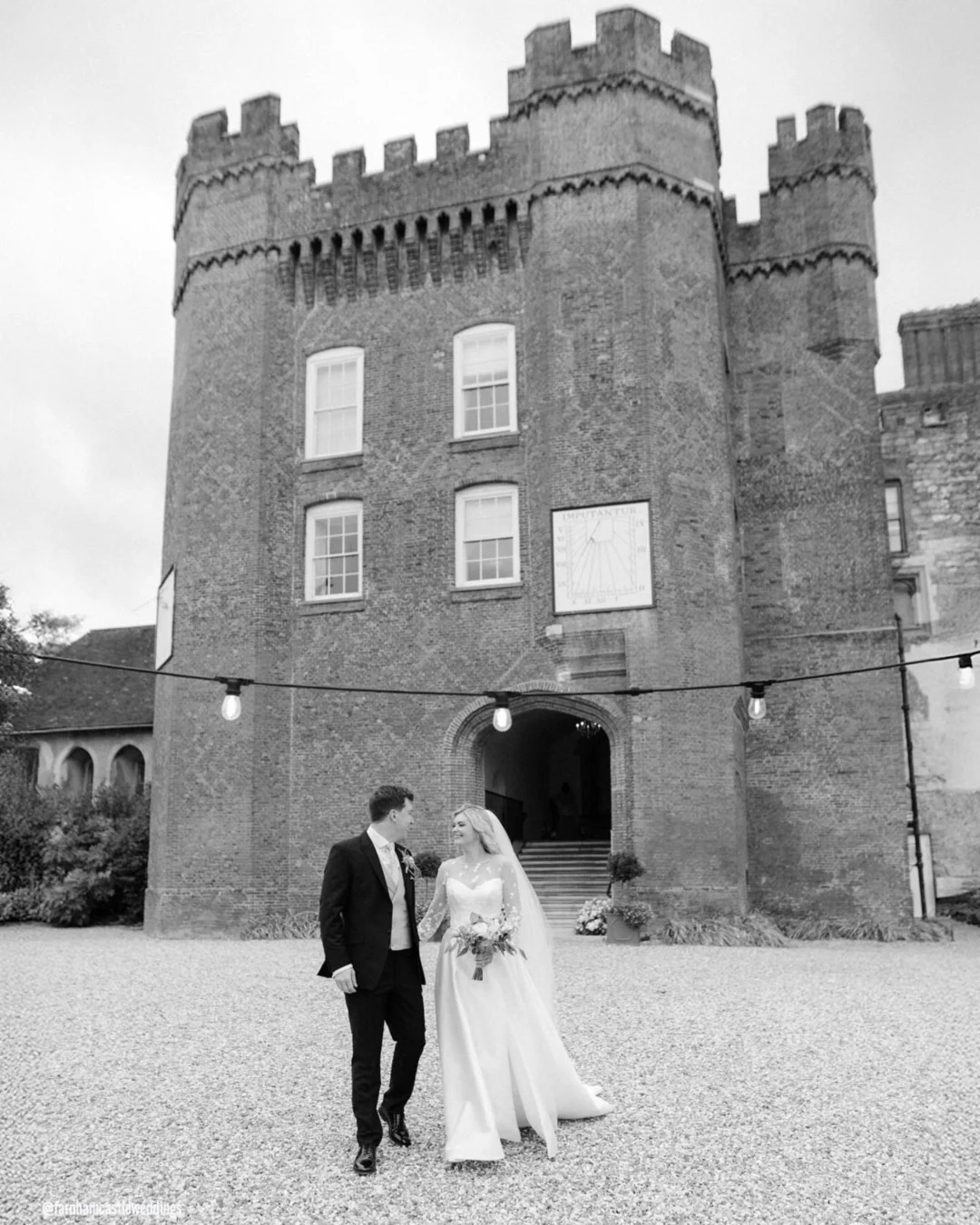 castle wedding venues in london bride groom castle outside farnhamcastleweddings