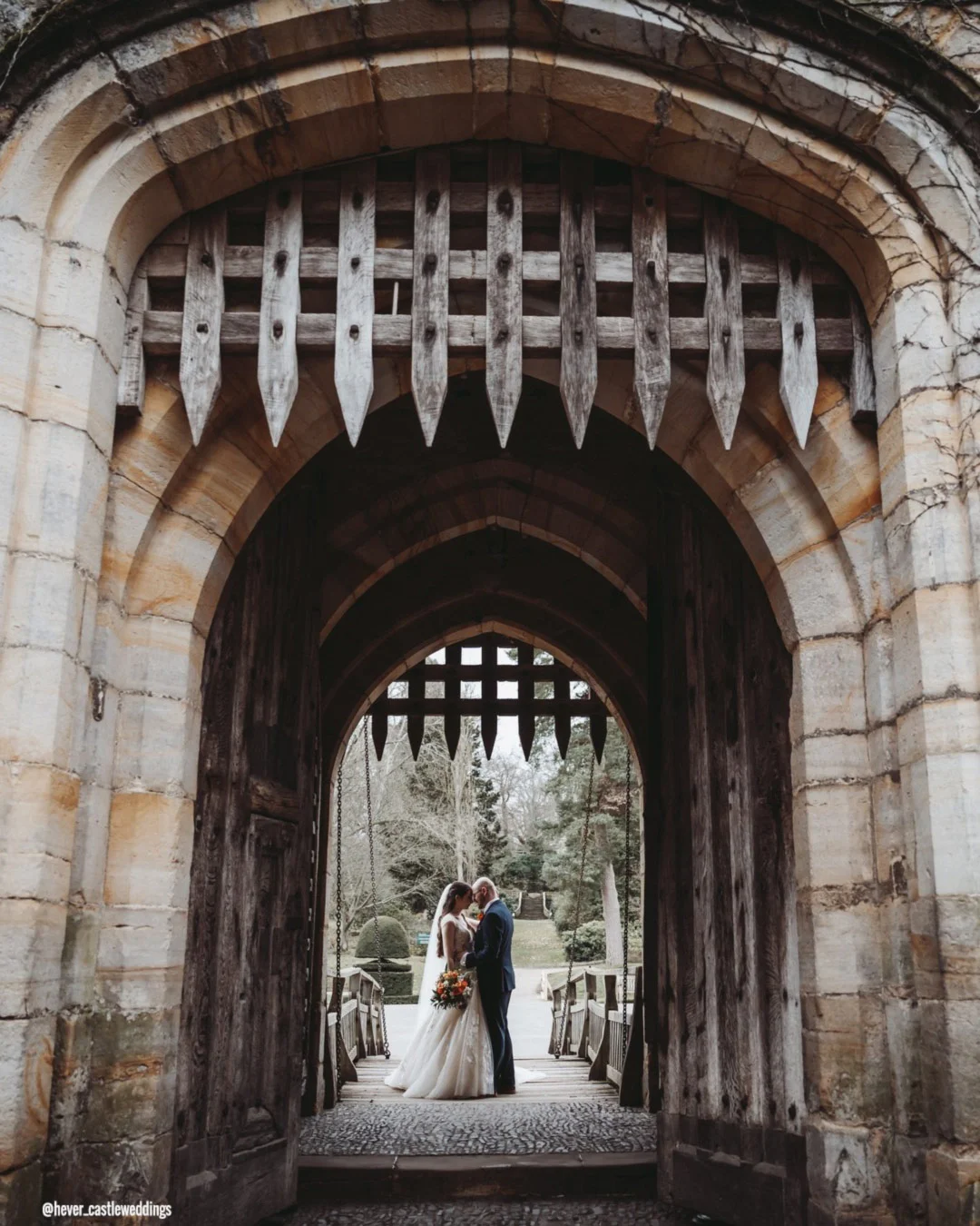 castle wedding venues in london bride groom gate hever castleweddings