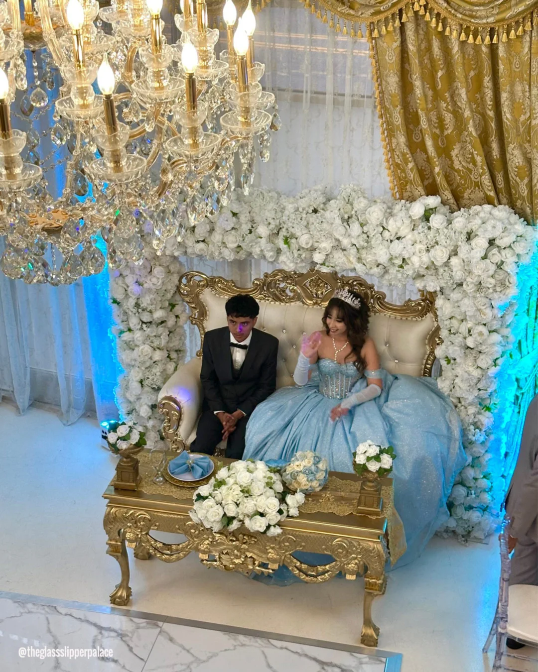 los angeles wedding venues sofa bride groom theglassslipperpalace