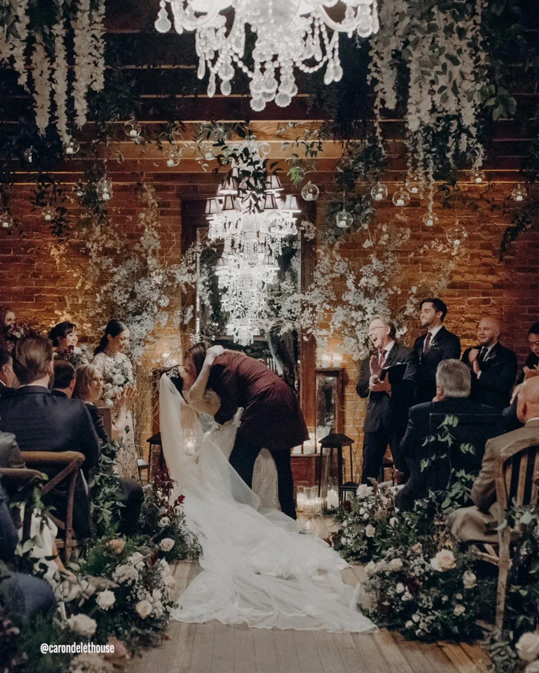 los angeles wedding venues aisle ceremony carondelethouse
