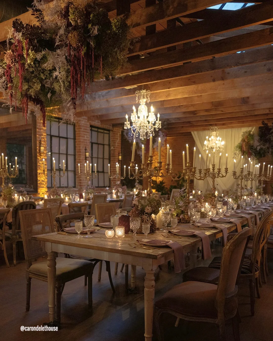los angeles wedding venues table setting carondelethouse