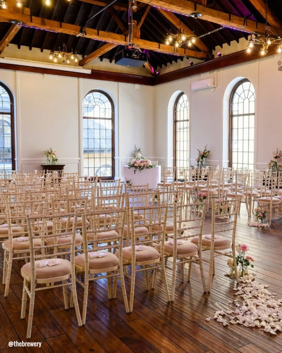 wedding venues in london reception tables thebrewery