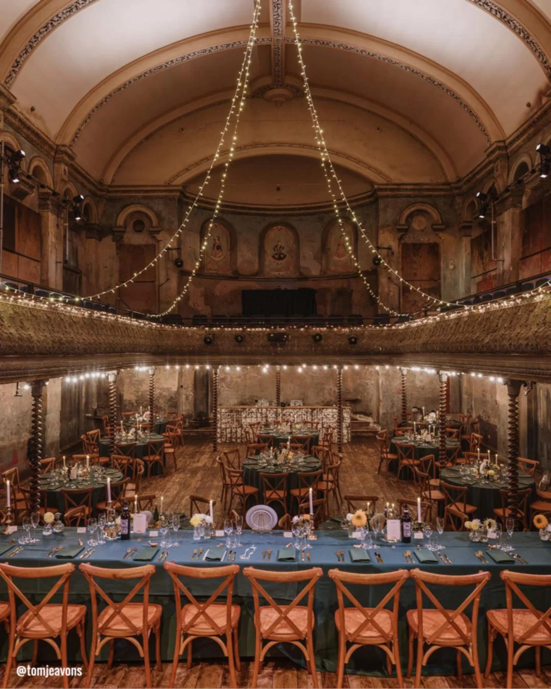 wedding venues in london music hall reception tomjeavons