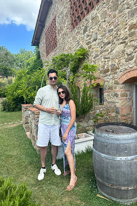 Shikha and Jaiveer, Italy