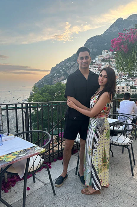 Shikha and Jaiveer, Italy