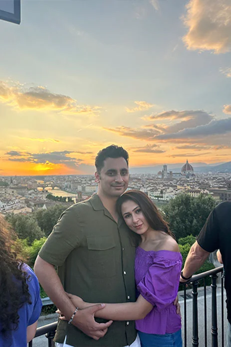 Shikha and Jaiveer, Italy