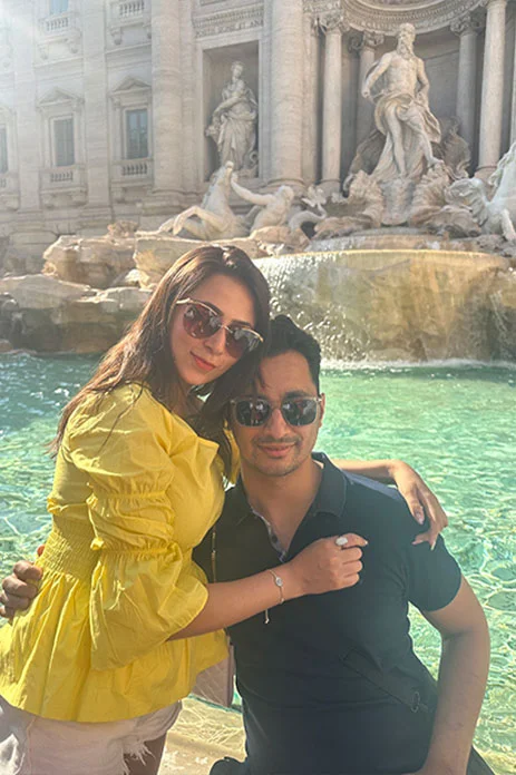 Shikha and Jaiveer, Italy