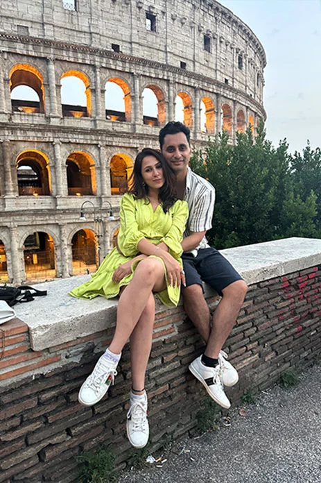 Shikha and Jaiveer, Italy