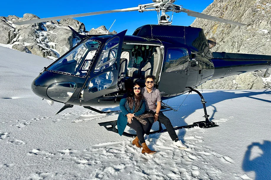 Harshita and Shrigopal, New Zealand