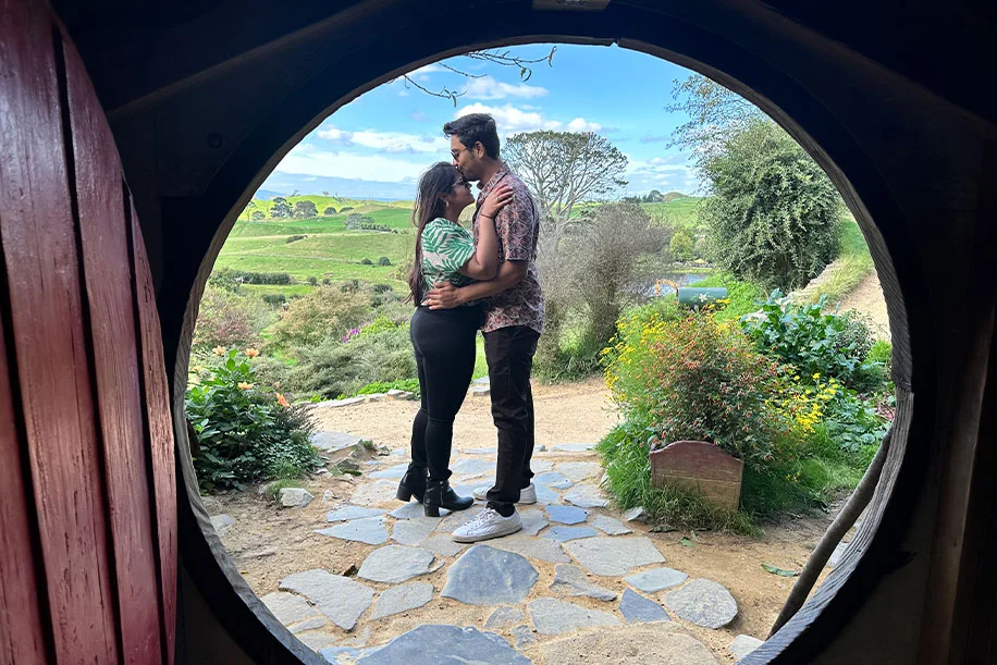 Harshita and Shrigopal, New Zealand