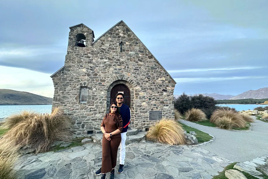 Harshita and Shrigopal, New Zealand