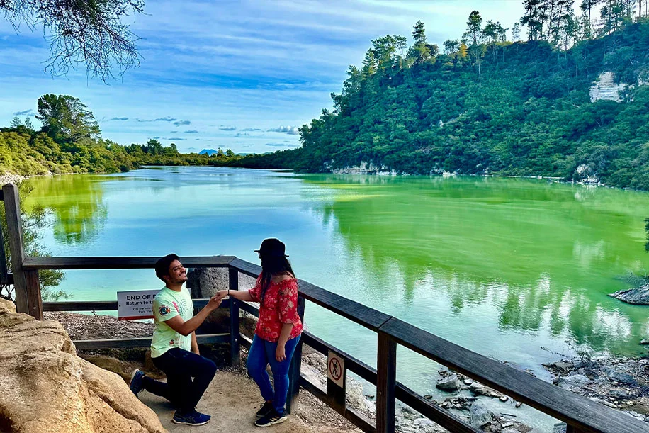 Harshita and Shrigopal, New Zealand
